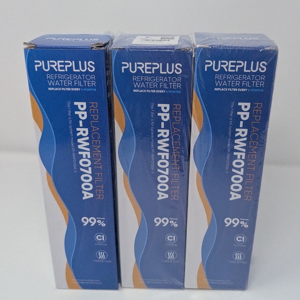 PurePlus 3-Pack Refrigerator Water Filter‎ PP-RWF0700A Samsung Compatible NEW
